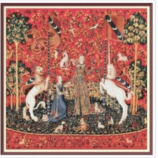 Vintage Unicorn Tapestry Cross Stitch Pattern: 15th Century (PDF Pattern)
