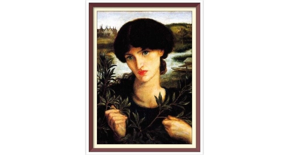 Vintage Rossetti Cross Stitch Pattern: Water Willow (PDF Pattern)