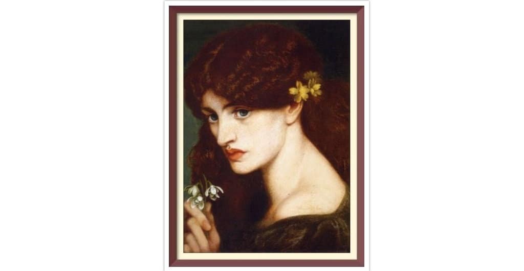 Vintage Snowdrops Cross Stitch Pattern: Rossetti Blanzifiore (PDF)