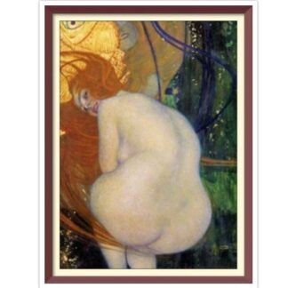 Klimt Goldfish Cross Stitch Pattern: Vintage Art (PDF Pattern)