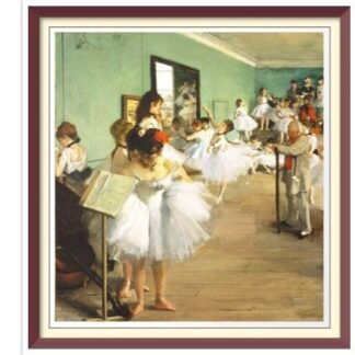 Degas Dance Examination Cross Stitch Pattern: Vintage Art (PDF Pattern)