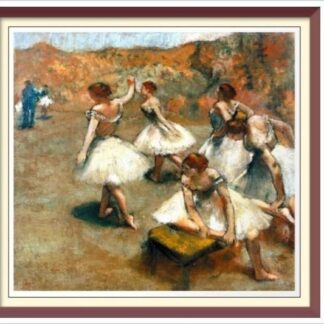 Degas Dancers Cross Stitch Pattern: Vintage Art (PDF Pattern)