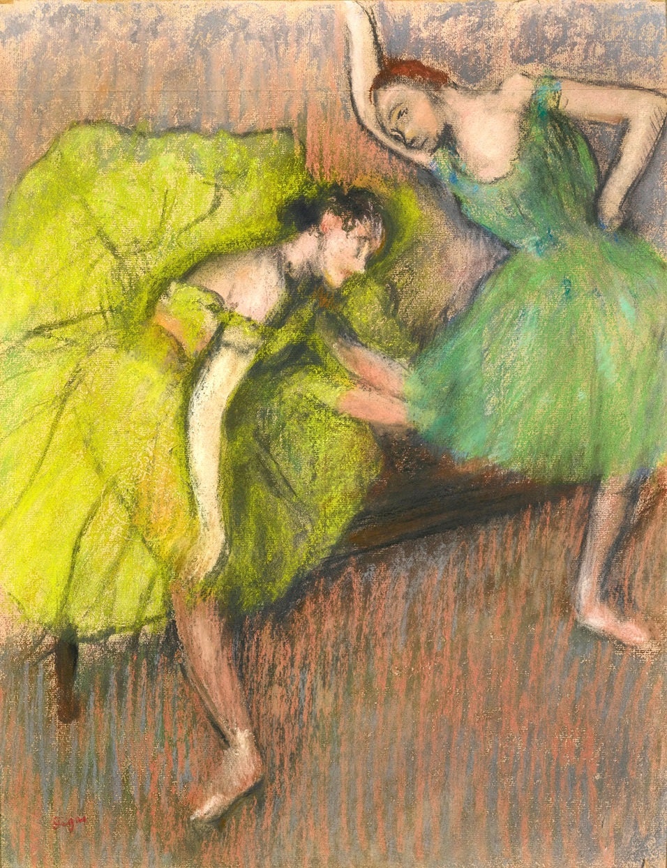 Degas Dancers Cross Stitch Pattern: Vintage Art (PDF Download) - Image 2