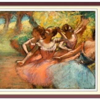 Degas Ballet Dancers Vintage Cross Stitch Pattern (PDF)