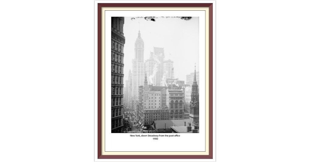 Vintage New York Cross Stitch Pattern: Retro City Skyline (PDF Pattern)
