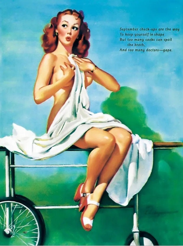 Vintage Pin Up Girl - Cross Stitch Pattern Counted PDF - Full Cross Stitches - 4 Sizes - Image 2