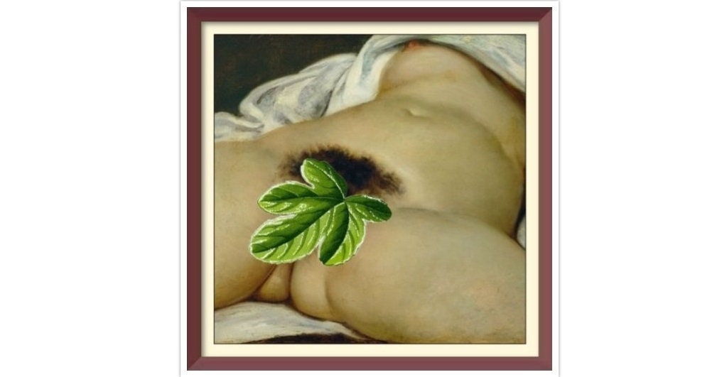 Courbet Origin of the World Cross Stitch Pattern (PDF)