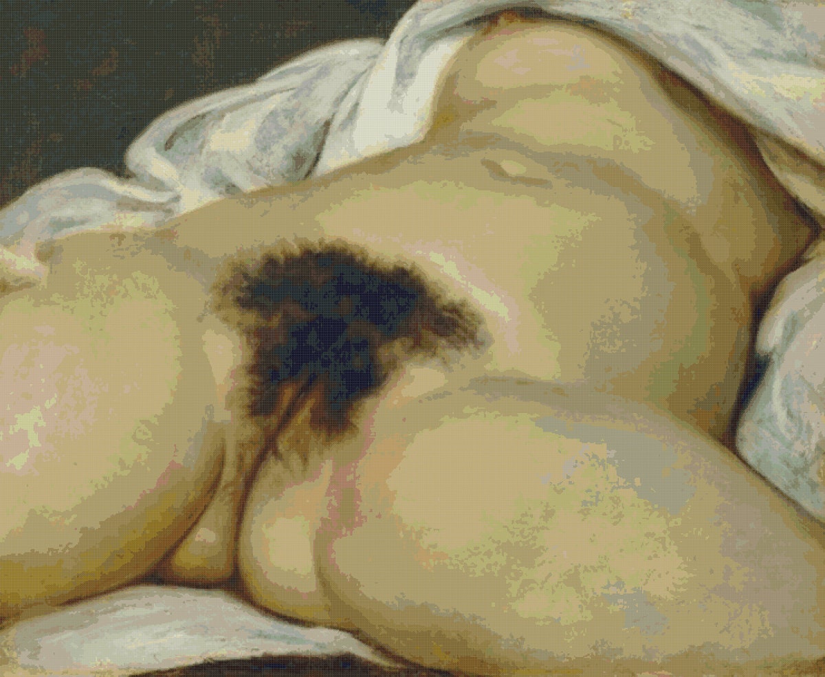 Courbet Origin of the World Cross Stitch Pattern (PDF) - Image 3