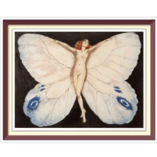Louis Icart 'Open Wings' Cross Stitch Pattern: 1936 Vintage Art (PDF)