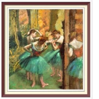 Degas Dancers Cross Stitch Pattern: Vintage Art (PDF)