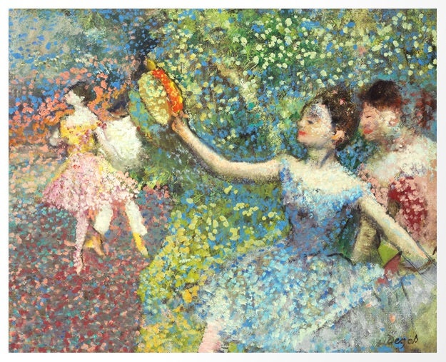 Degas Ballerina Cross Stitch Pattern: Vintage Art (PDF Download) - Image 2