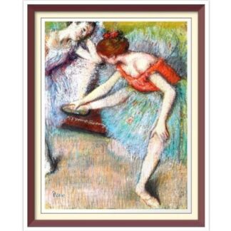 Degas Dancers Cross Stitch Pattern: Vintage Art (PDF)