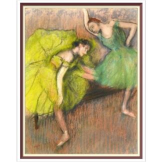Degas Dancers Cross Stitch Pattern: Vintage Art (PDF Download)