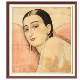 Vintage Spanish Woman Cross Stitch Pattern by Gerda Wegener (PDF)