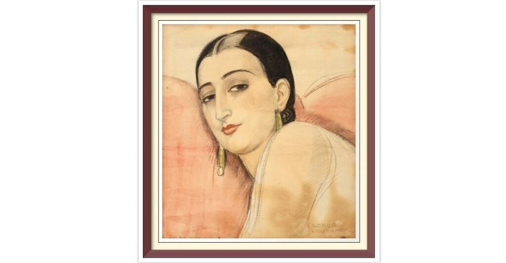 Vintage Spanish Woman Cross Stitch Pattern by Gerda Wegener (PDF)