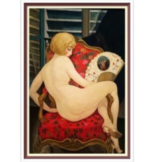 Gerda Wegener Cross Stitch Pattern: Lili Hot Summer (PDF Download)