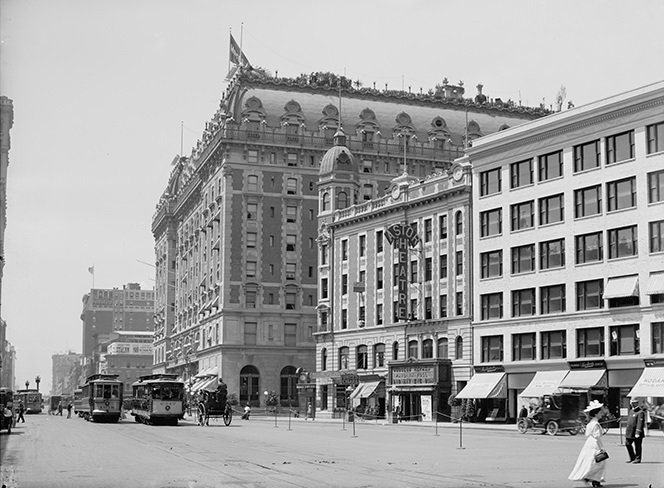 Time Square Cross Stitch Pattern: Retro New York 1906 (PDF) - Image 2