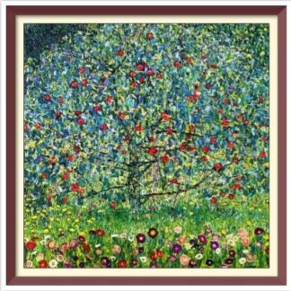 Klimt Poppy Field Cross Stitch Pattern: Vintage Art (PDF)