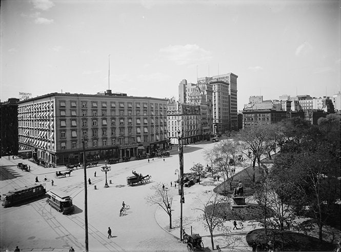 Vintage Madison Square, New York 1901 Cross Stitch Pattern (PDF) - Image 2