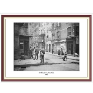 Chinatown NYC 1900 Cross Stitch Pattern: Vintage New York (PDF)