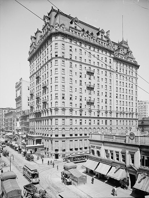 Hotel Manhattan, Retro New York 1904, Vintage Cross Stitch Pattern (PDF) - Image 2