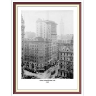 Hotel Imperial New York 1909: Vintage Cross Stitch Pattern (PDF)
