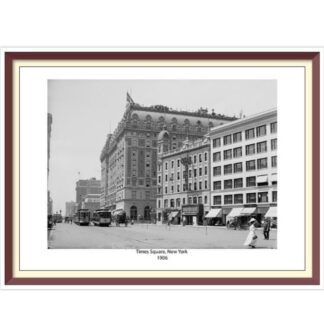 Time Square Cross Stitch Pattern: Retro New York 1906 (PDF)