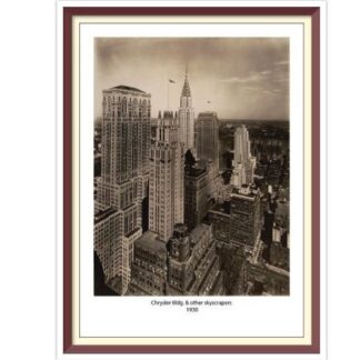Chrysler Building Cross Stitch Pattern: Retro NYC Skyscraper (PDF)