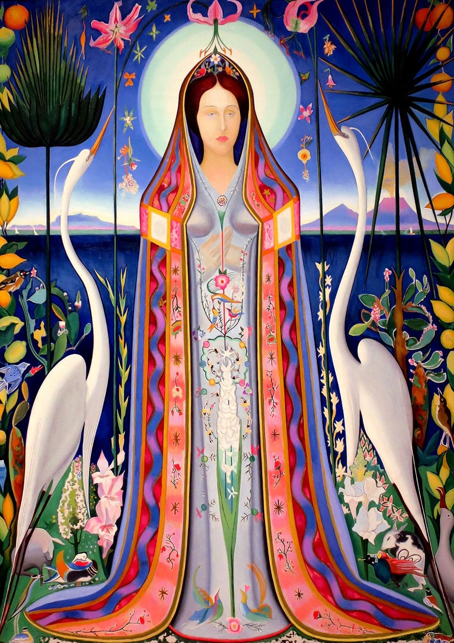 Joseph Stella Purissima Cross Stitch Pattern: Vintage Art (PDF Download) - Image 2