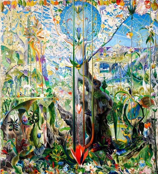 Vintage Tree of Life Cross Stitch Pattern: Joseph Stella Art (PDF) - Image 2