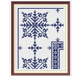 Antique Sampler Cross Stitch Pattern: Borders and Motifs (PDF Pattern)