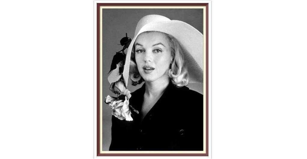 Marilyn Monroe - Cross Stitch Pattern - PDF Counted Vintage Full Cross Stitches - 4 Sizes