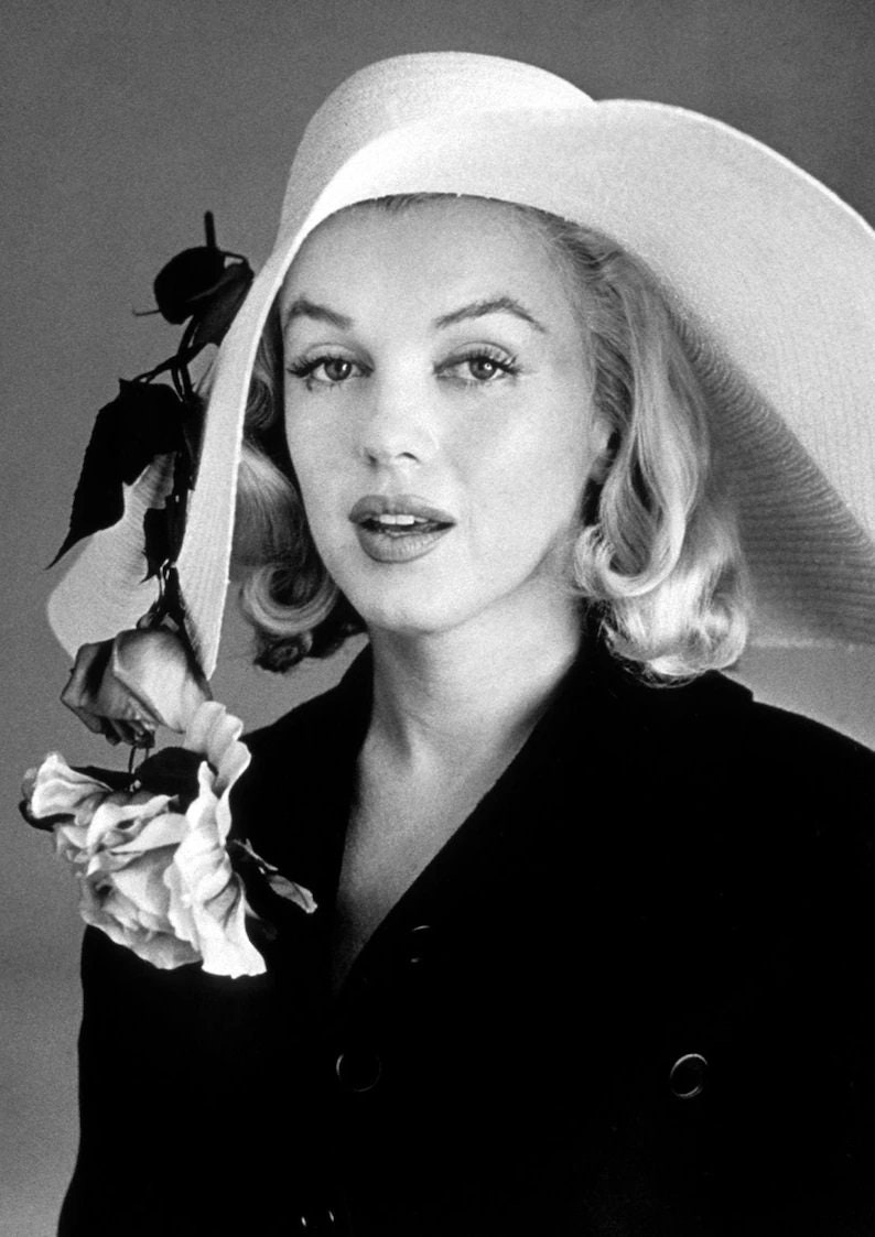 Marilyn Monroe - Cross Stitch Pattern - PDF Counted Vintage Full Cross Stitches - 4 Sizes - Image 2