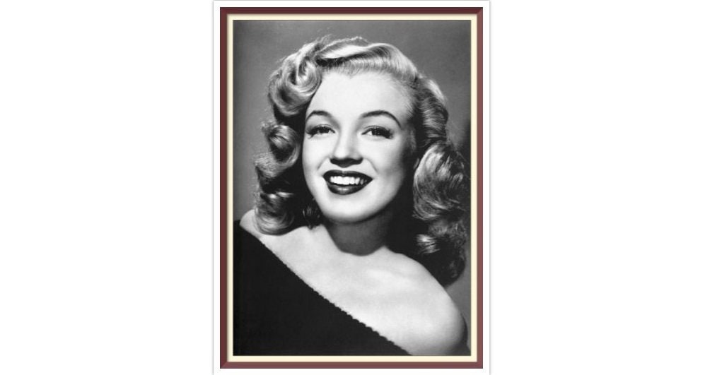 Marilyn Monroe - Cross Stitch Pattern - PDF Counted Vintage Full Cross Stitches - 4 Sizes
