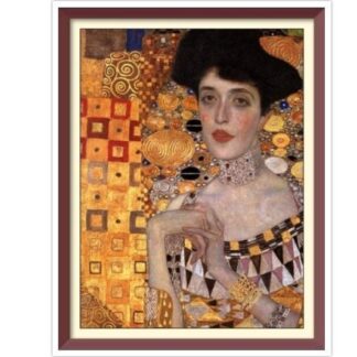 Klimt's Adele Bloch-Bauer I Cross Stitch Pattern (PDF)