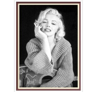 Marilyn Monroe - Cross Stitch Pattern - PDF Counted Vintage Full Cross Stitches - 4 Sizes