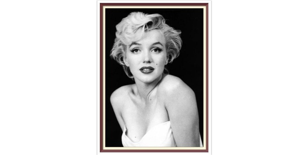 Marilyn Monroe - Cross Stitch Pattern - PDF Counted Vintage Full Cross Stitches - 4 Sizes