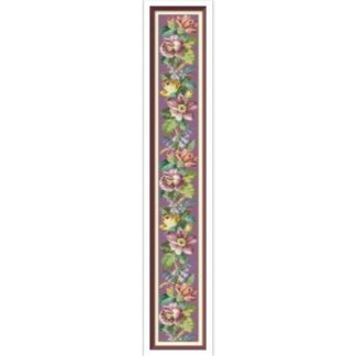 Antique Floral Table Runner Cross Stitch Pattern (PDF Download)
