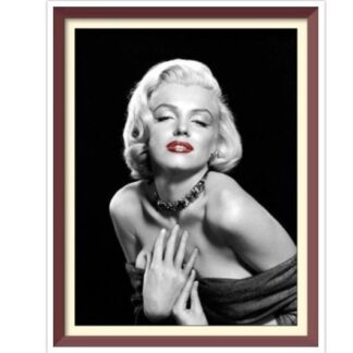 Marilyn Monroe - Cross Stitch Pattern - PDF Counted Vintage  Full Cross Stitches - 4 Sizes