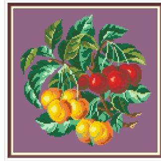 Merry - Cross Stitch Pattern - PDF Counted Antique Cross Stitches - Berlin Embroidery