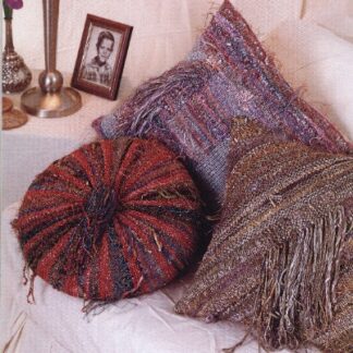Prism Pillows Vintage Knitting Pattern: Afghan Home Decor (PDF)