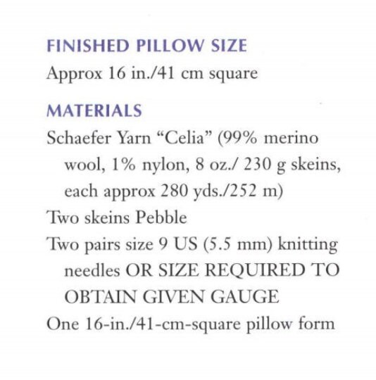Vintage Shingles Pillow Knitting Pattern: Country Home Decor (PDF) - Image 2