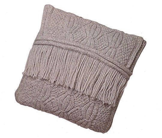Diamond Drapes Afghan and Pillow Knitting Pattern - Vintage Home Decor (PDF) - Image 3