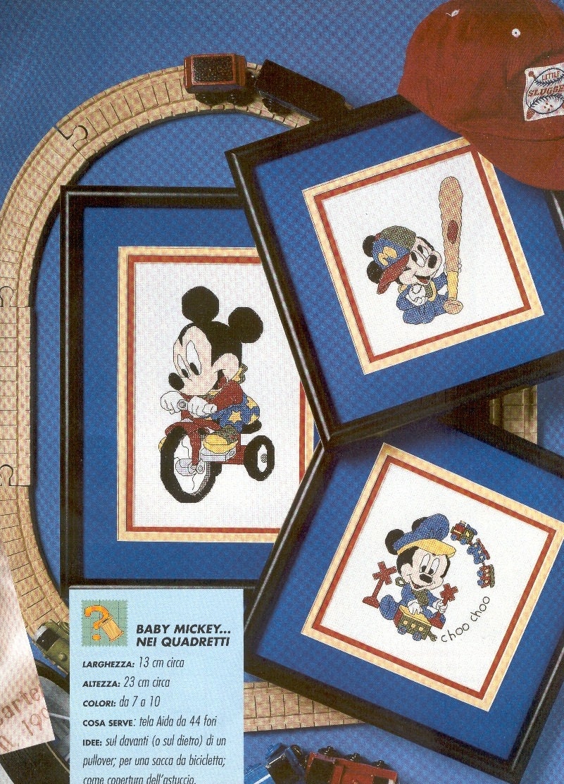 Winnie the Pooh & Friends Cross Stitch Pattern - Vintage Italian (PDF) - Image 3