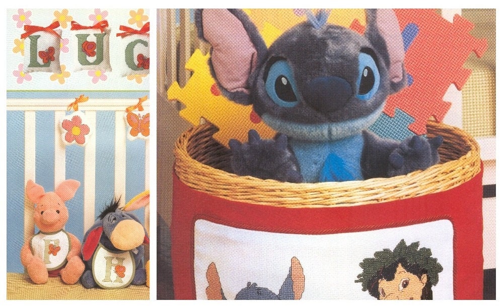 Winnie the Pooh Cross Stitch Pattern: Vintage Italian PDF (Digital Download)