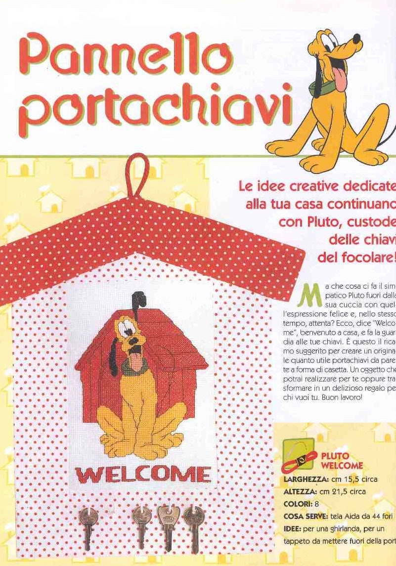 Winnie the Pooh Cross Stitch Pattern: Vintage Italian PDF (Digital Download) - Image 4