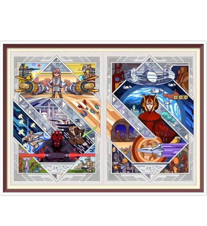Mystickal Cross Stitch Pattern PDF Counted Vintage Full Cross Stitches Episode 1 - 2 Sizes