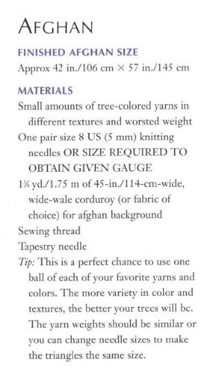 Patchwork Tree Afghan and Pillow Knitting Pattern - Vintage PDF - Image 2