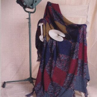 Harlequin Magic Afghan Knitting Pattern - Vintage Country Decor (PDF)