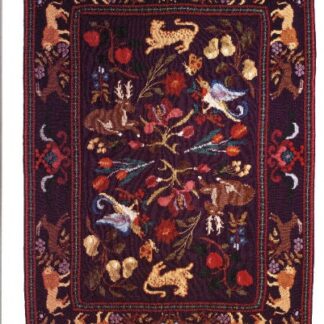Vintage Tapestry Afghan Knitting Pattern: Regal Country Home Decor (PDF)